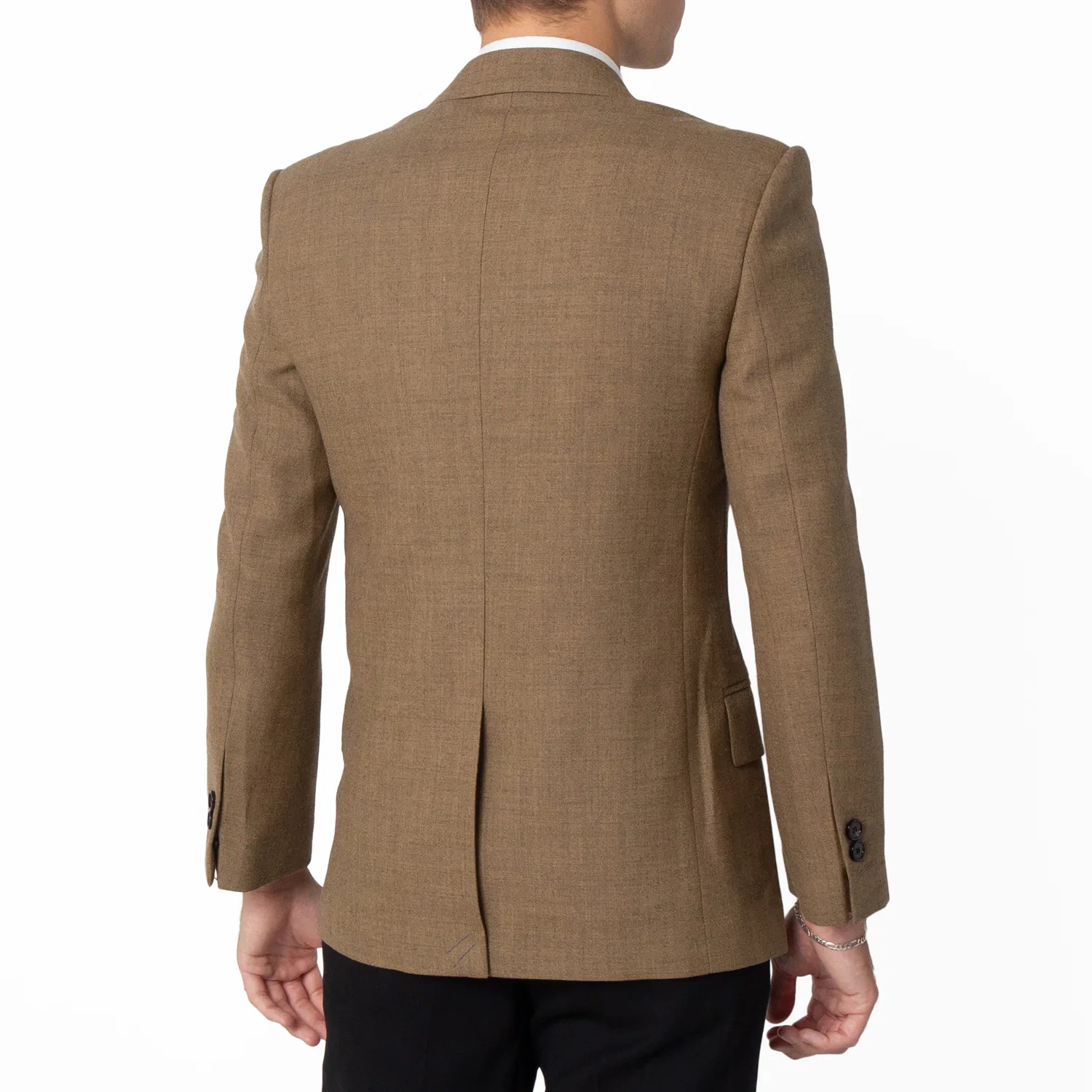 Пиджак двубортный шерстяной Double-Breasted Wool Blazer Burberry, Linden Mountain — фото 3