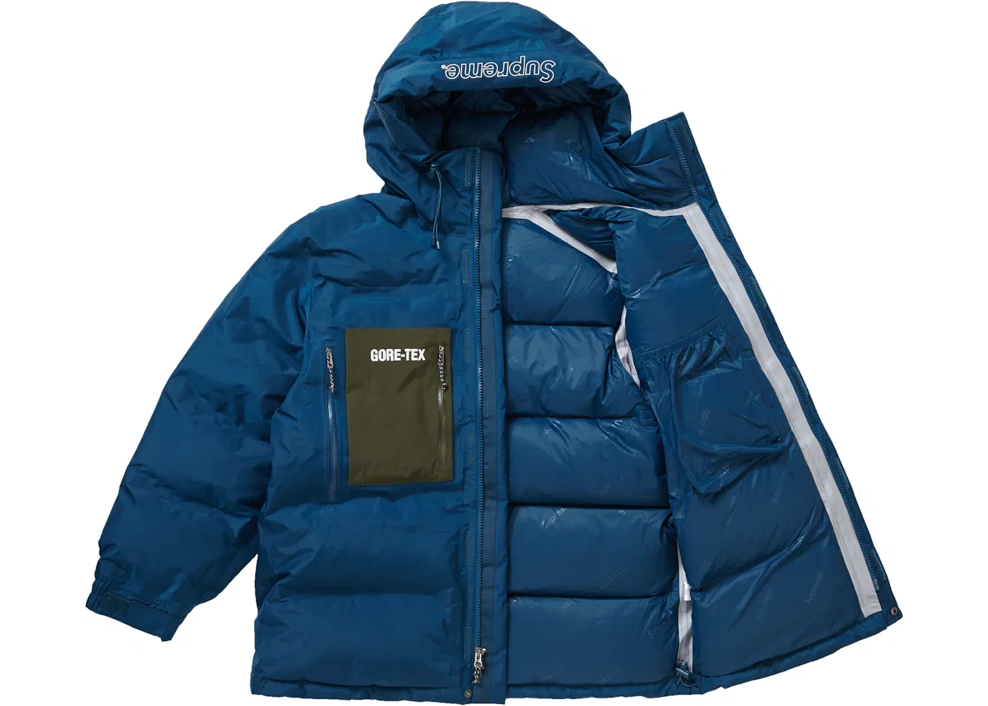 Мужская куртка-пуховик с GORE-TEX 700-Fill Down Parka (FW19) Supreme, Dark Teal — фото 2