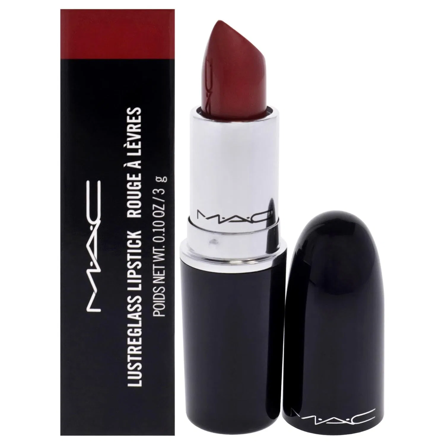 Матовый блеск для губ MAC Lustreglass, 2.95 мл, Lady Bug