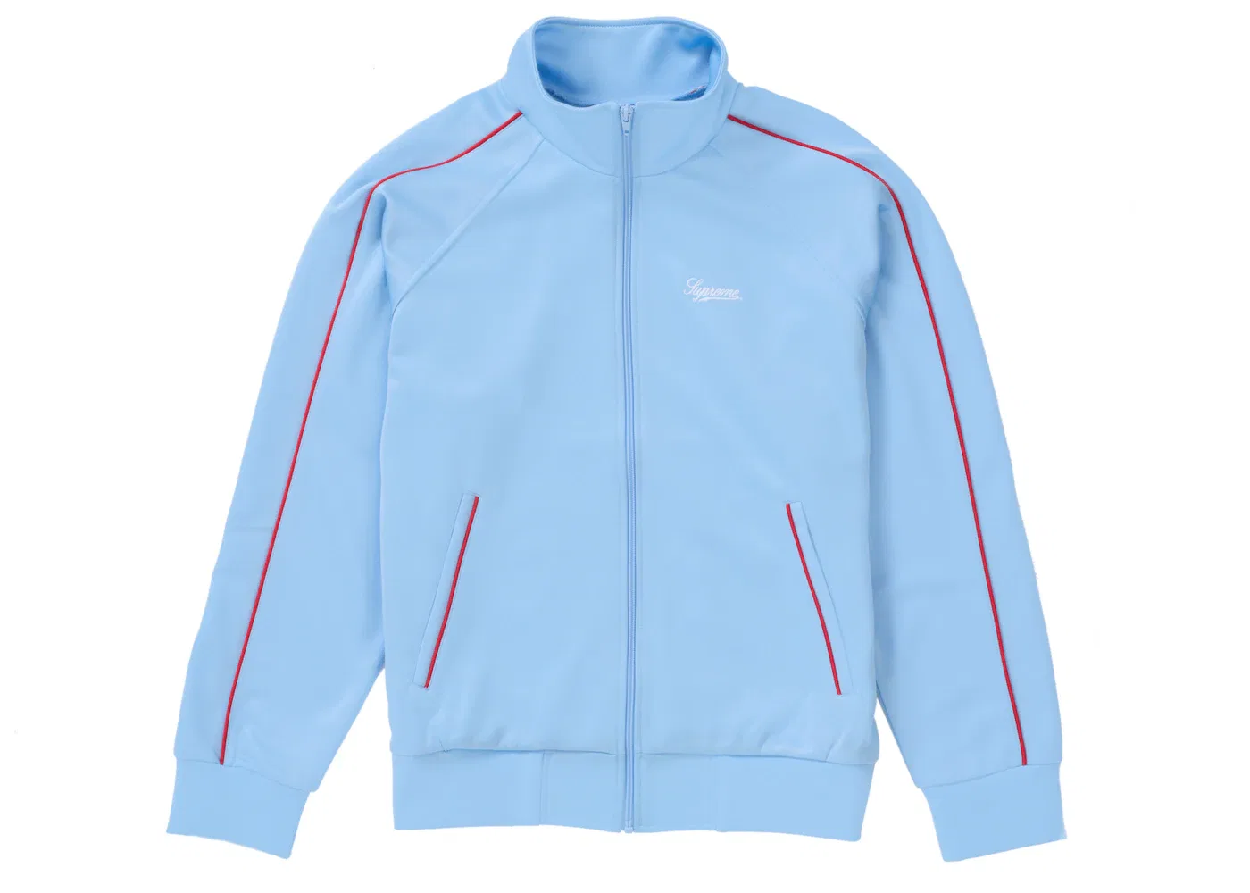 Мужская куртка-бомбер с длинным рукавом Supreme, Light Blue
