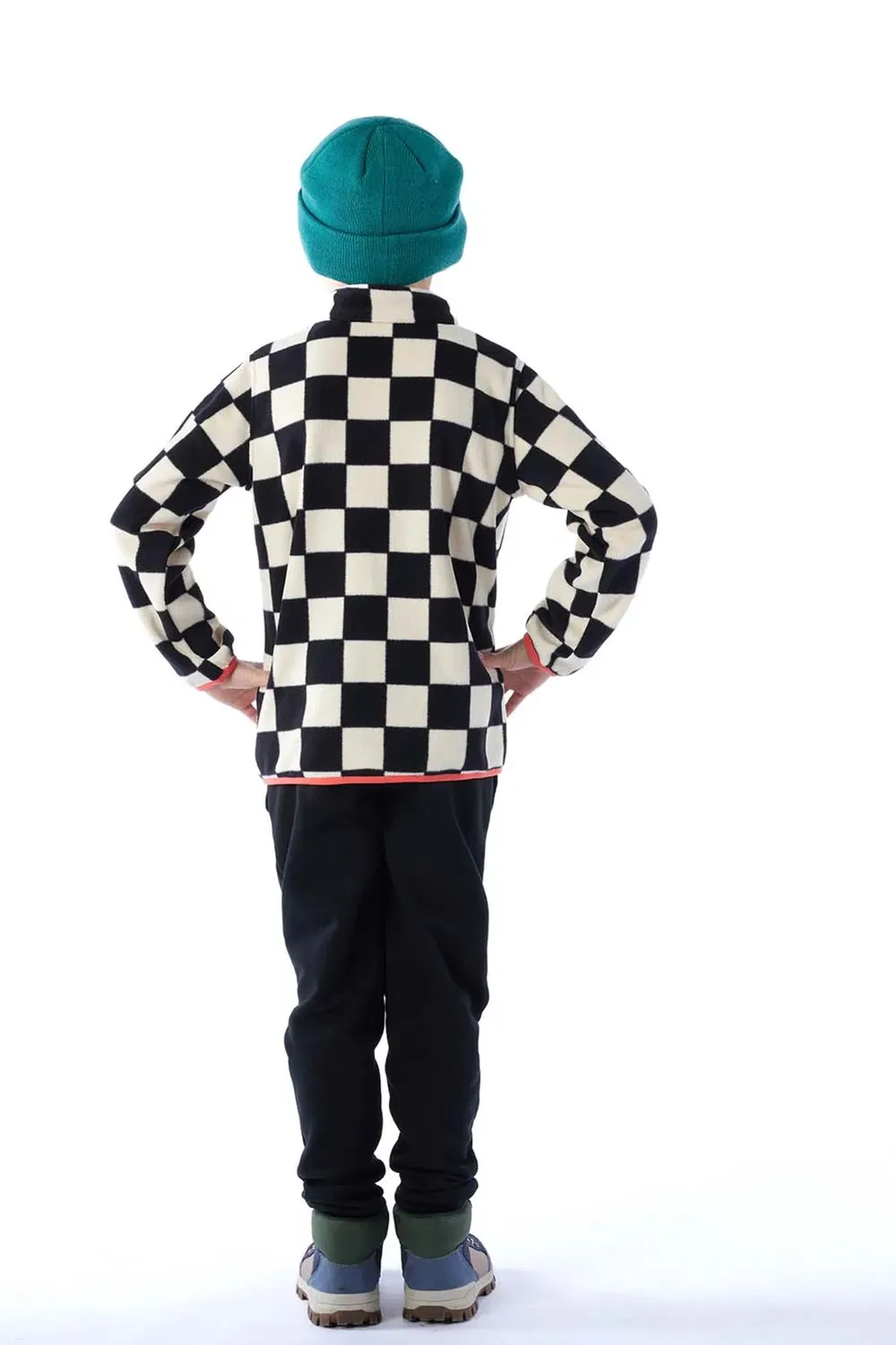 Детский флисовый свитшот с молнией Shaun the Sheep Tog24, Black — фото 3