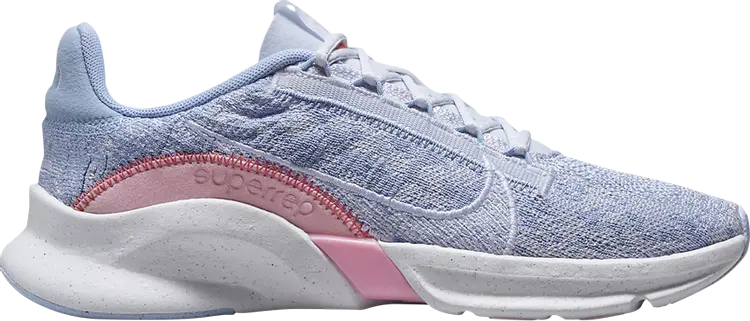 

Кроссовки Nike Wmns SuperRep Go 3 Flyknit Next Nature 'Football Grey Pink', серый