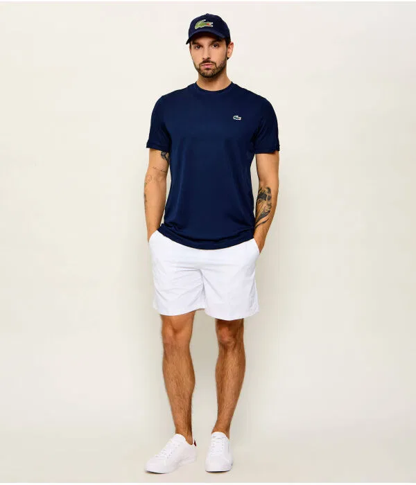 Футболка мужская Lacoste x Novak Djokovic Regular Fit, Blu Marino — фото 2