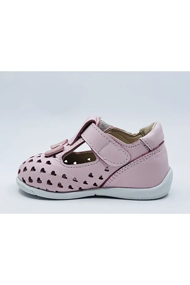 Детские туфли для девочек кожаные Ridente, Pink — фото 3