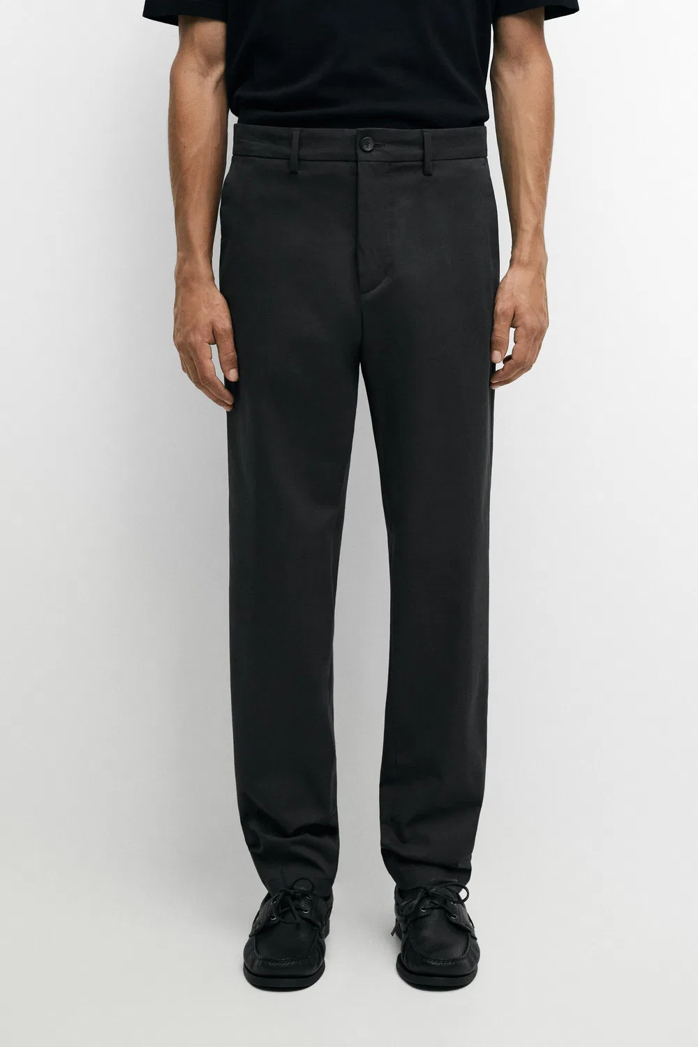 Брюки Massimo Dutti, узкие, серые — фото 2