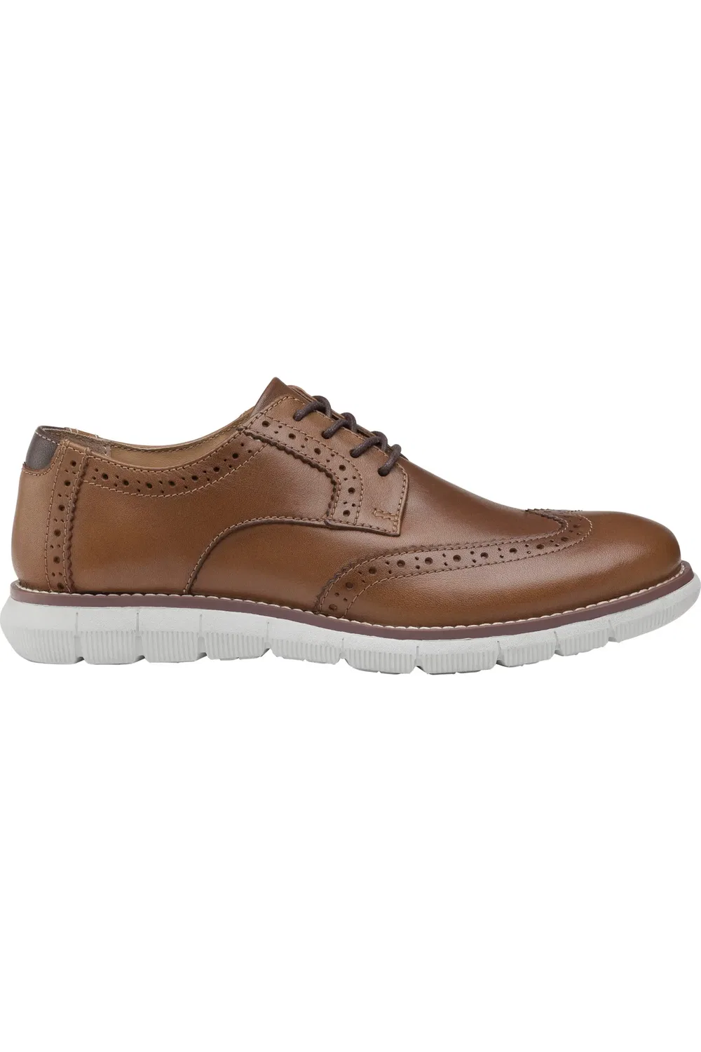 Детские туфли оксфорды с перфорацией Holden Johnston & Murphy, Tan Full Grain Leather — фото 3