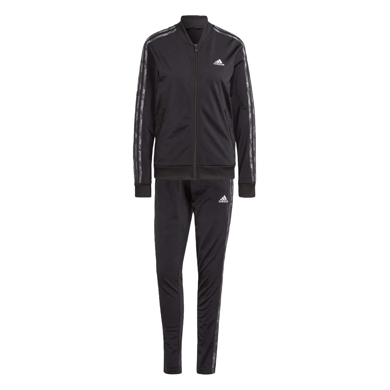 Мужской спортивный костюм с принтом Essentials 3-Streifen Adidas, Schwarz Bunt — фото 2