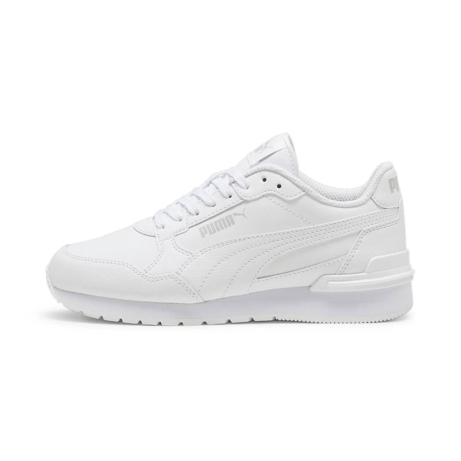 Детские кроссовки с кожаным верхом ST Runner Puma, Weiss