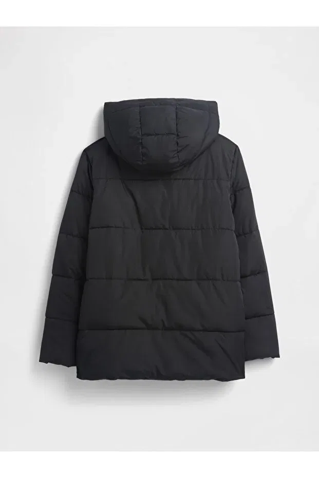 Детское пальто-парка для мальчиков без рукавов Basics Gap, Black-000 — фото 3