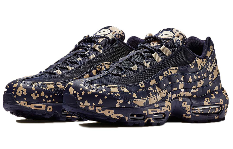 Кроссовки Nike Air Max 95 Cav Empt, темно-синий/бежевый — фото 3
