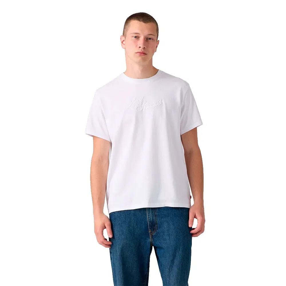 Мужская футболка с принтом 16143 Levi's, White