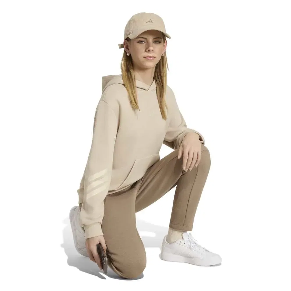 Детские спортивные штаны с манжетами Future Icons 3-Stripes Cuffed Track Pants Adidas, Beige — фото 4
