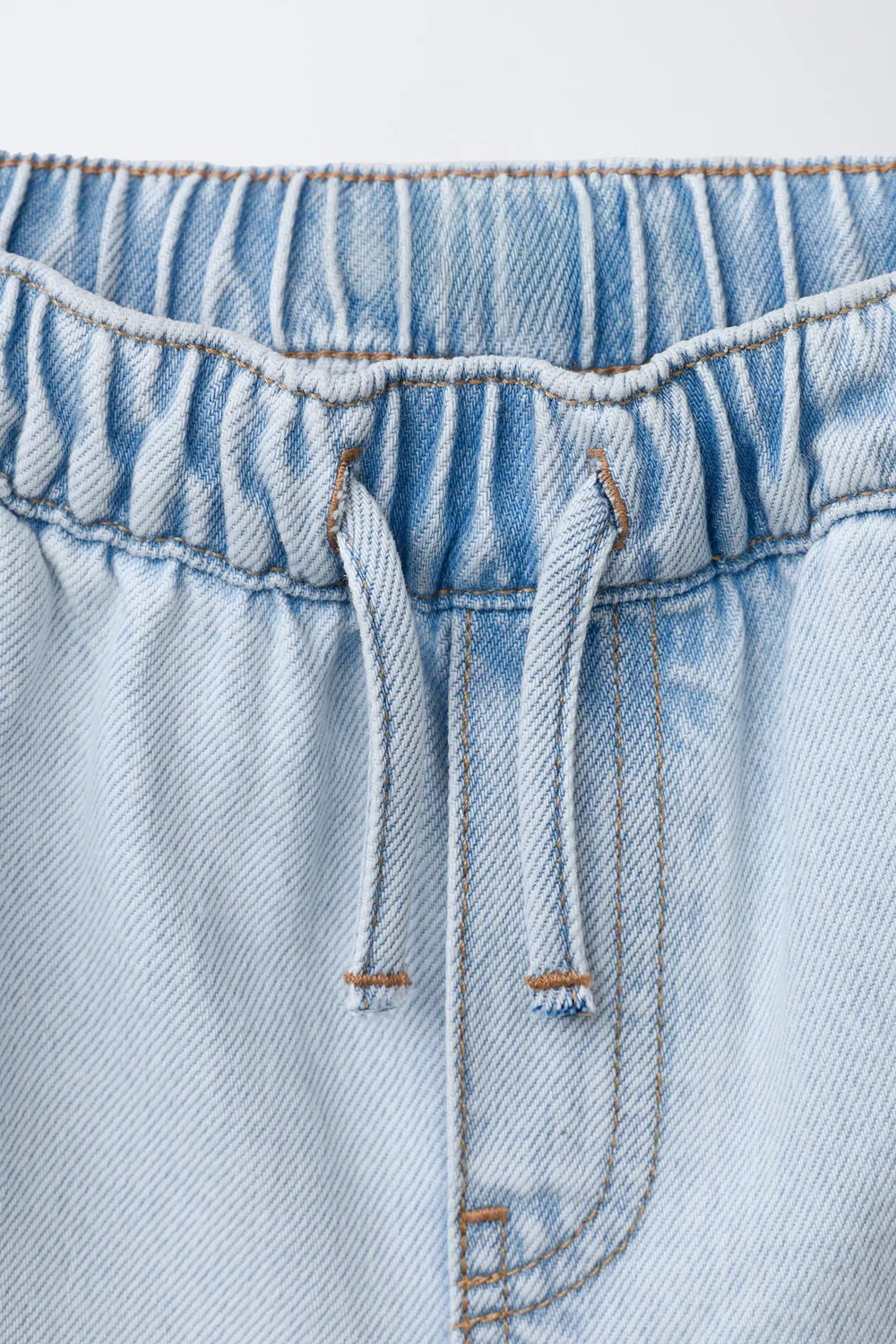 ШОРТЫ-БЕРМУДА ИЗ ГОРОДСКОГО ДЕНИМА ZARA, Blue — фото 3
