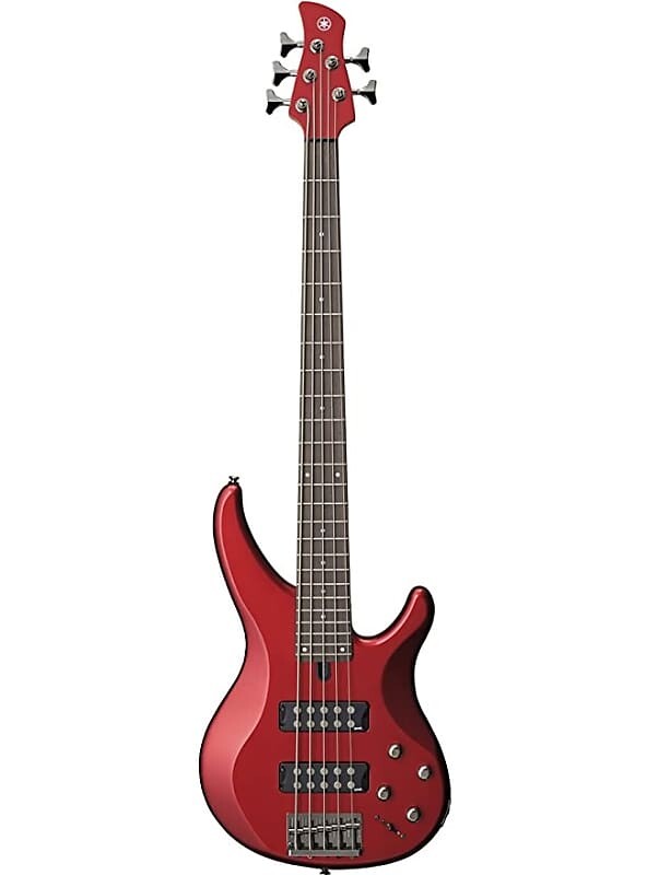 

Yamaha TRBX305 5-струнная бас-гитара с палисандровой накладкой 2010-х годов - Candy Apple Red TRBX305 5-String Bass with Rosewood Fretboard