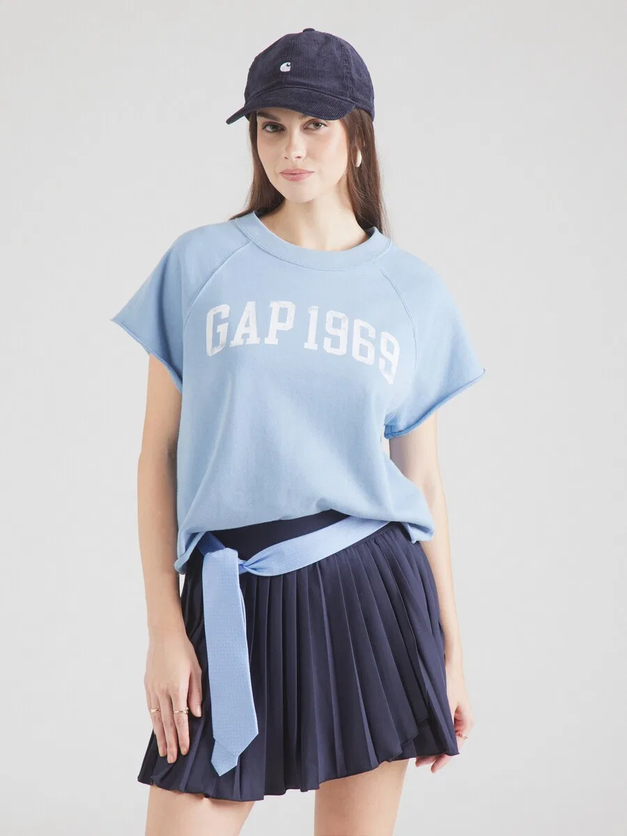 Толстовка GAP светло-голубого цвета — фото 2