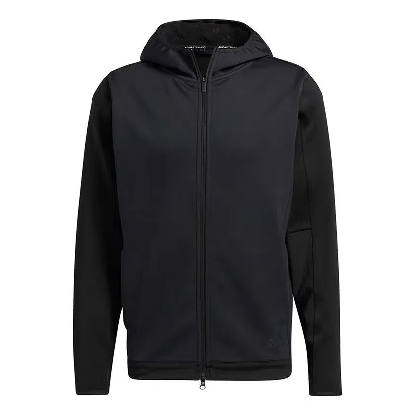 Куртка утепленная спортивная с капюшоном Winterized Jkt Adidas, черный