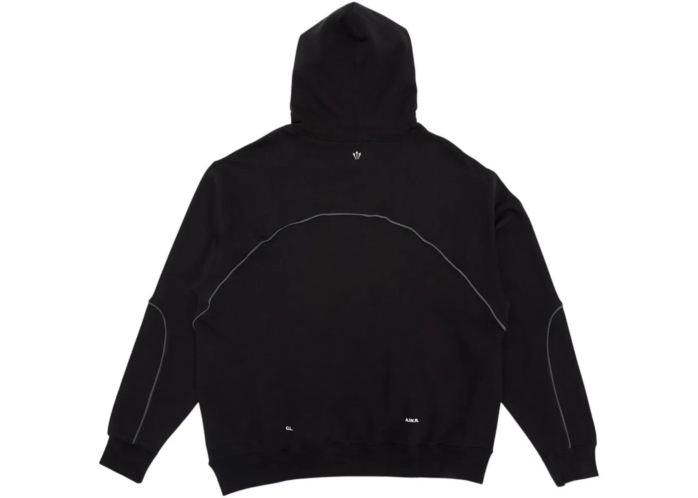 Мужской худи с принтом Nike x NOCTA NRG Fleece CS Hoodie Nike, Black — фото 2
