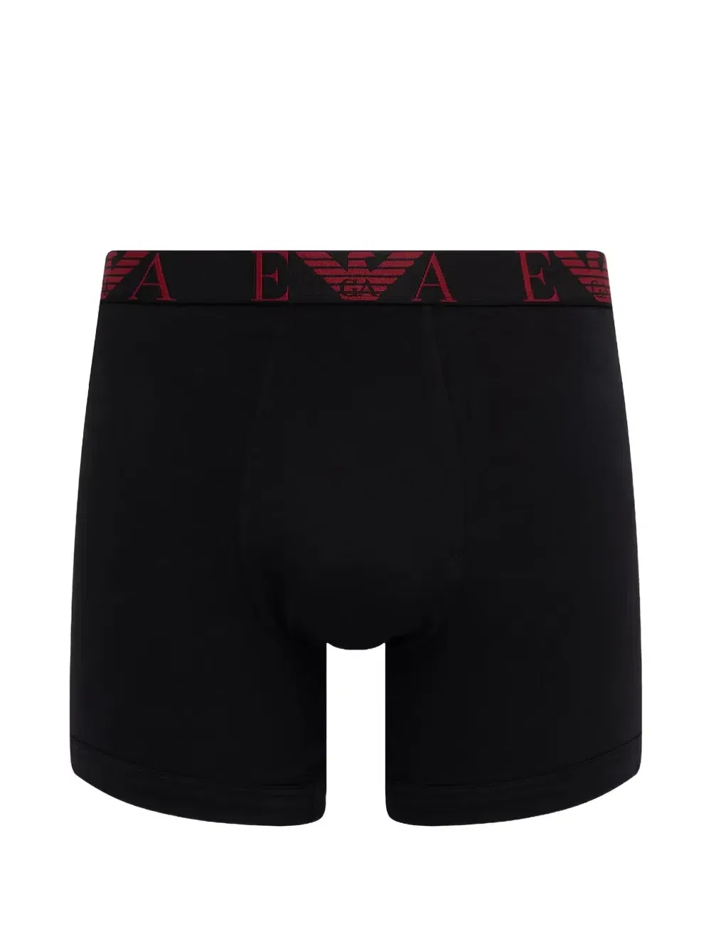 Боксеры с поясом-логотипом (комплект из трех штук) Emporio Armani, черный — фото 4