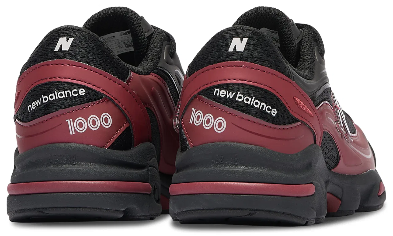 Кроссовки для мальчиков 1000 New Balance, цвет Black/Red Metallic — фото 3