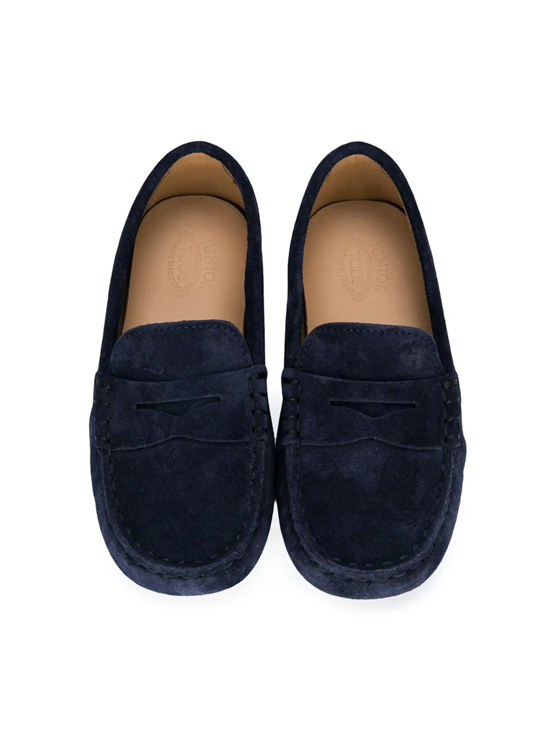 Кожаные водительские туфли Tod's, синий — фото 3