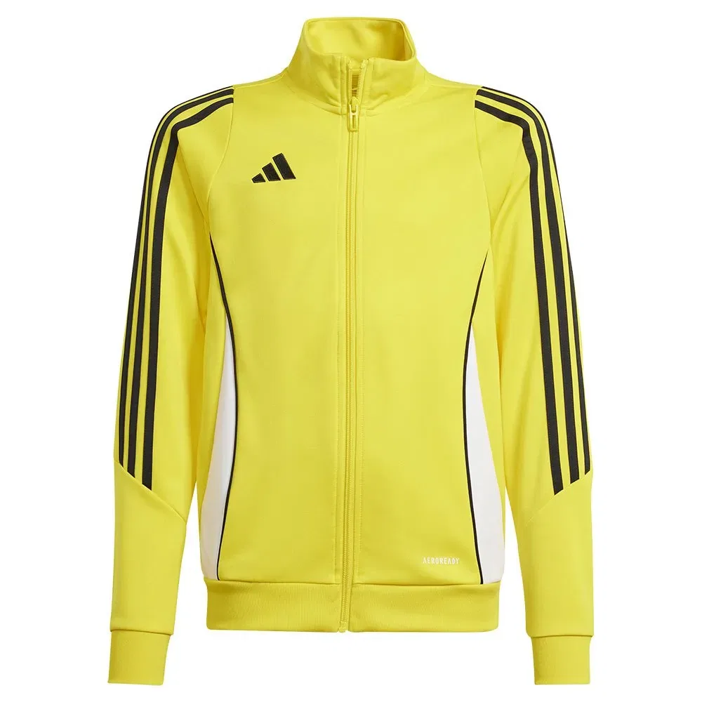 Детская куртка из трикотажа с длинным рукавом Tiro24 Adidas, Yellow