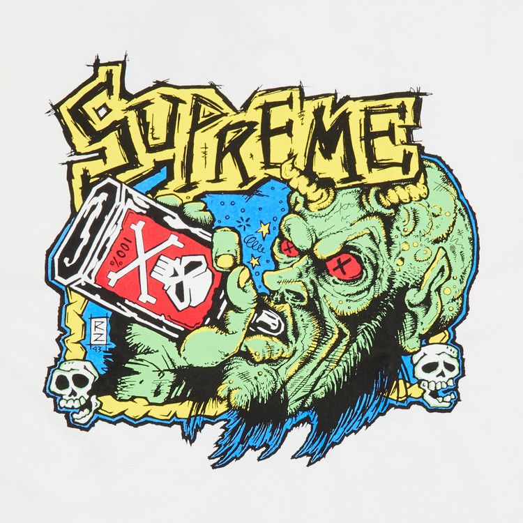 Футболка Supreme Fuckin Blowout Tee 'White' — фото 2