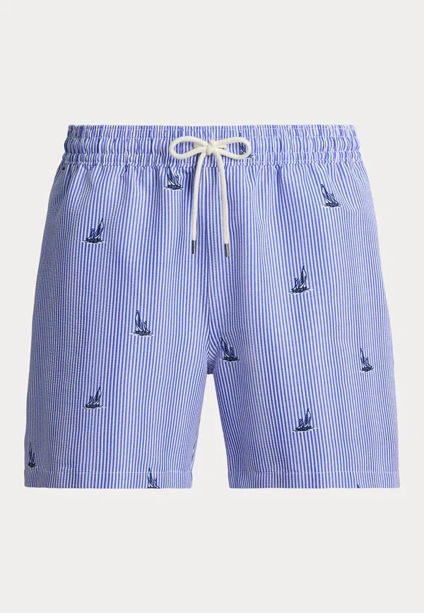 Плавки полосатые Traveler Classic Swim Trunk Polo Ralph Lauren, Sailboat — фото 4