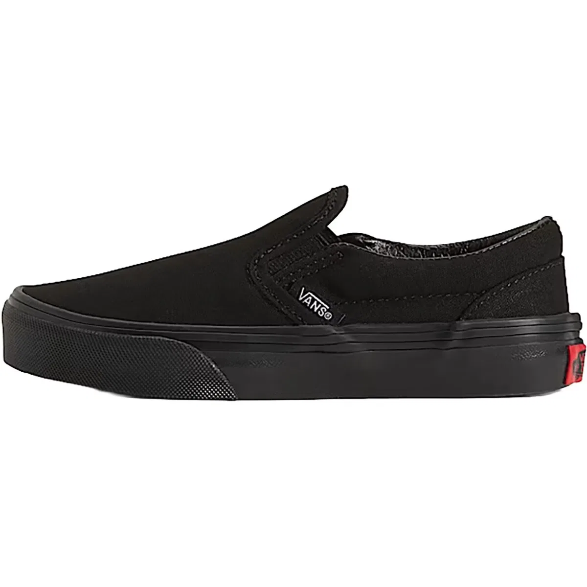 Детские кеды slip-on с принтом Vans, Black/Black