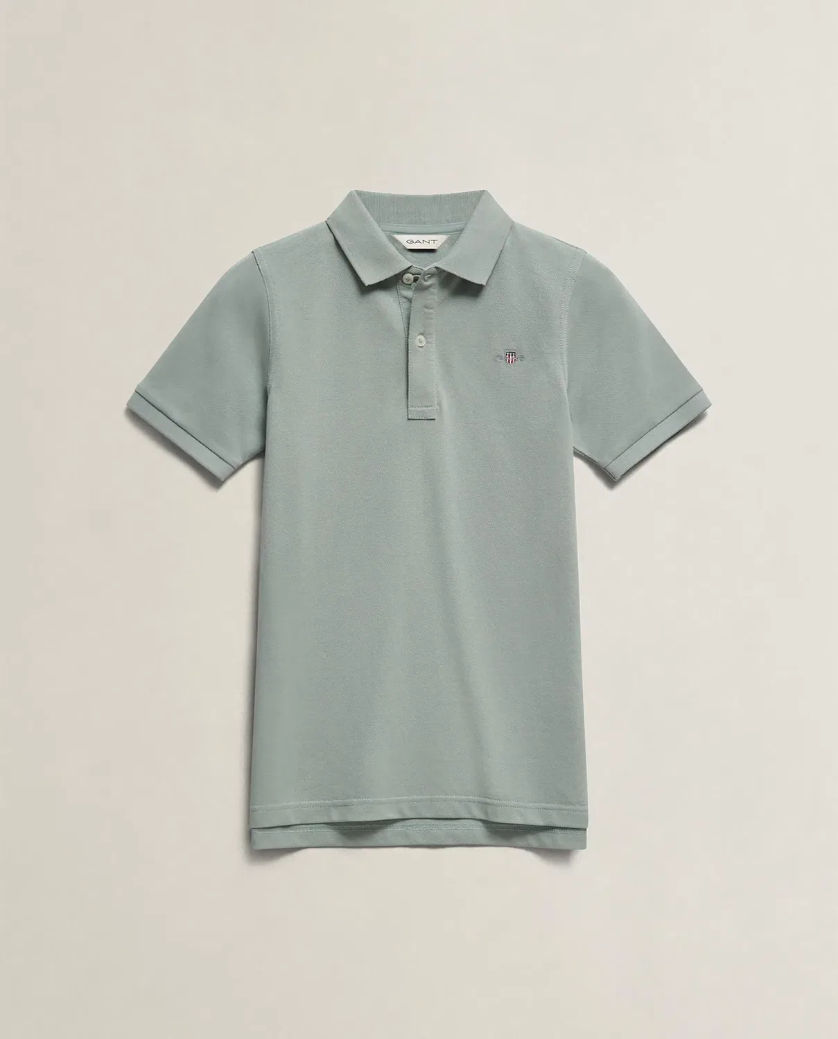 Детское поло для девочек хлопковое Gant, Verde Claro
