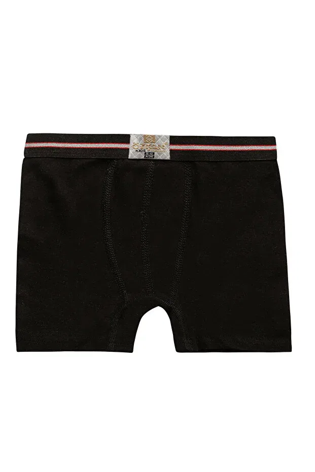 Детские боксеры для мальчиков хлопковые комплект 3 шт Özkan Underwear, Black — фото 3