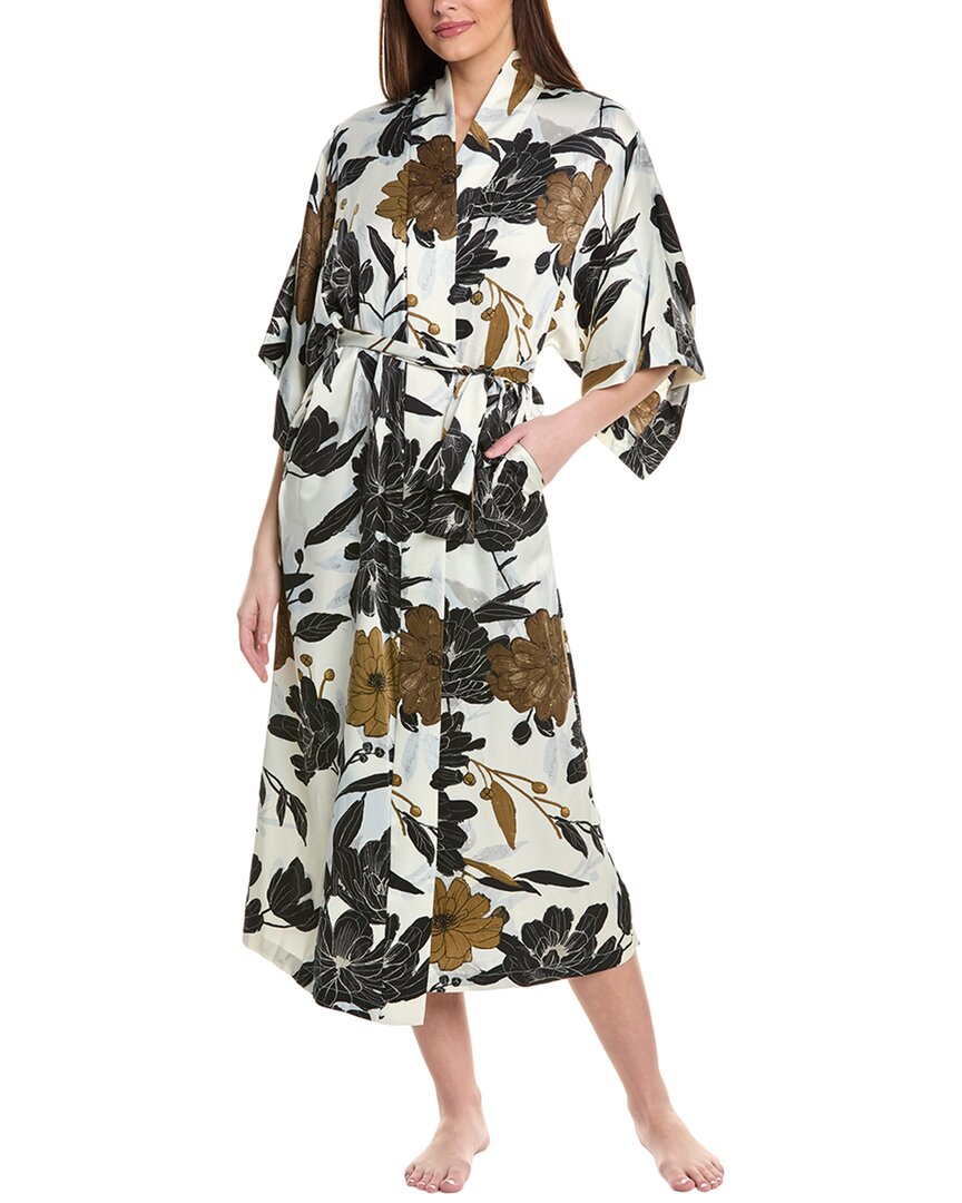 

Халат Natori Peony Blossom, черный