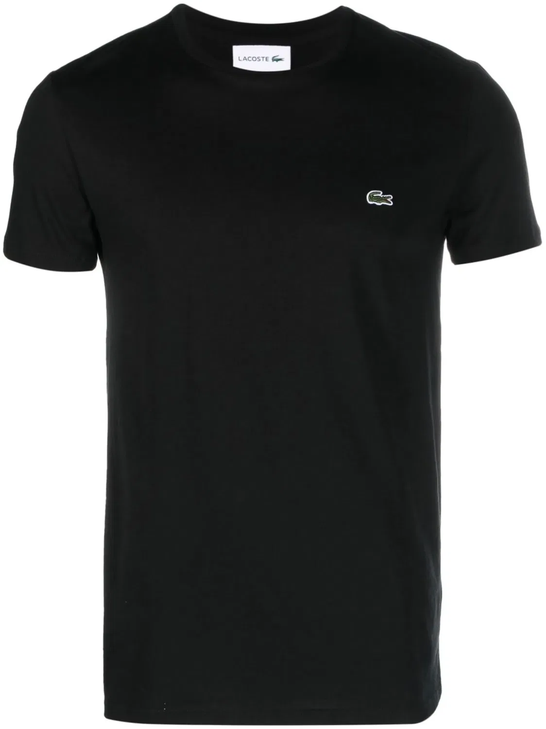 Lacoste Футболка из хлопка Пима, черная