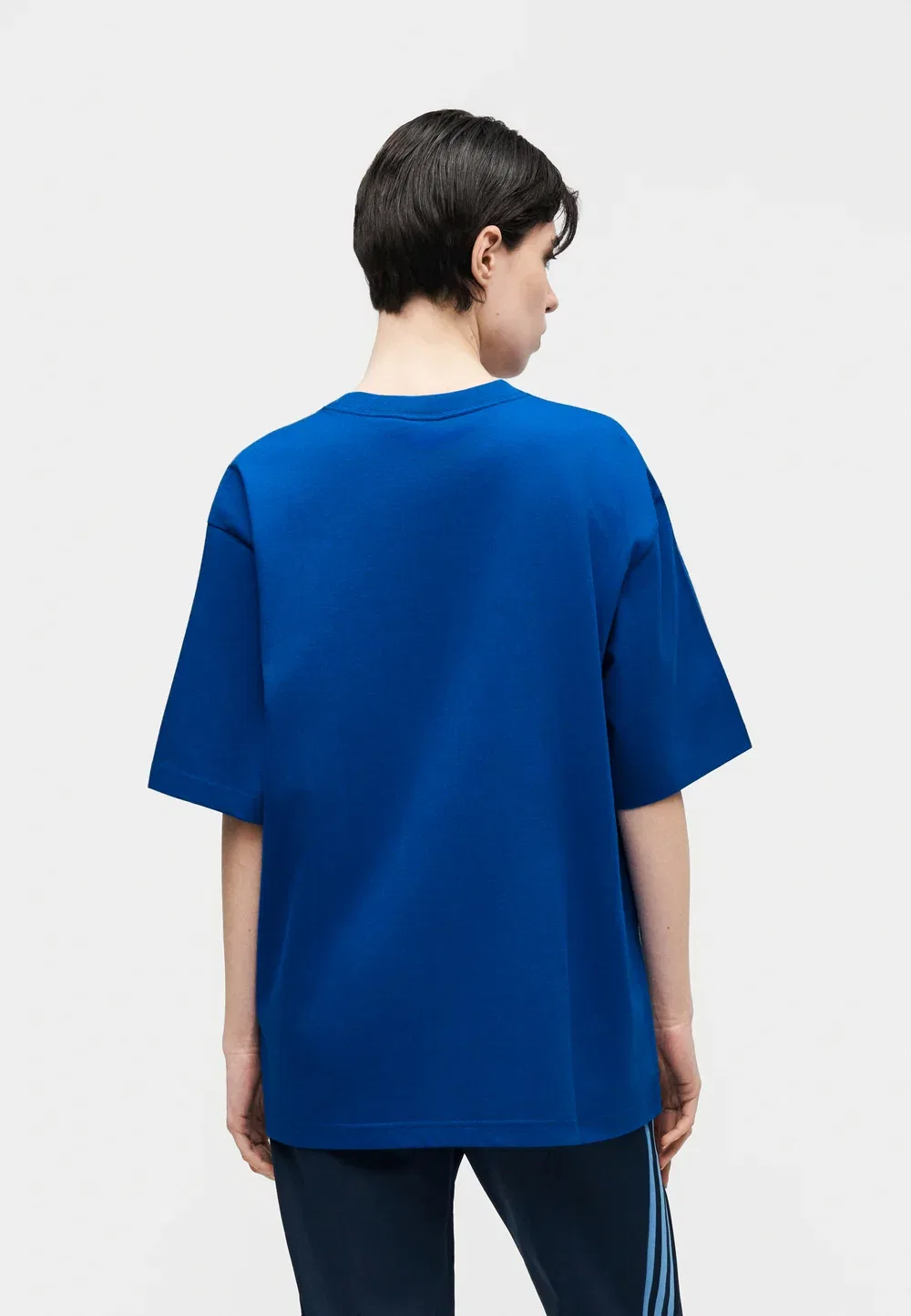 Ess tee os - базовая футболка Adidas Originals, Bold Blue — фото 4