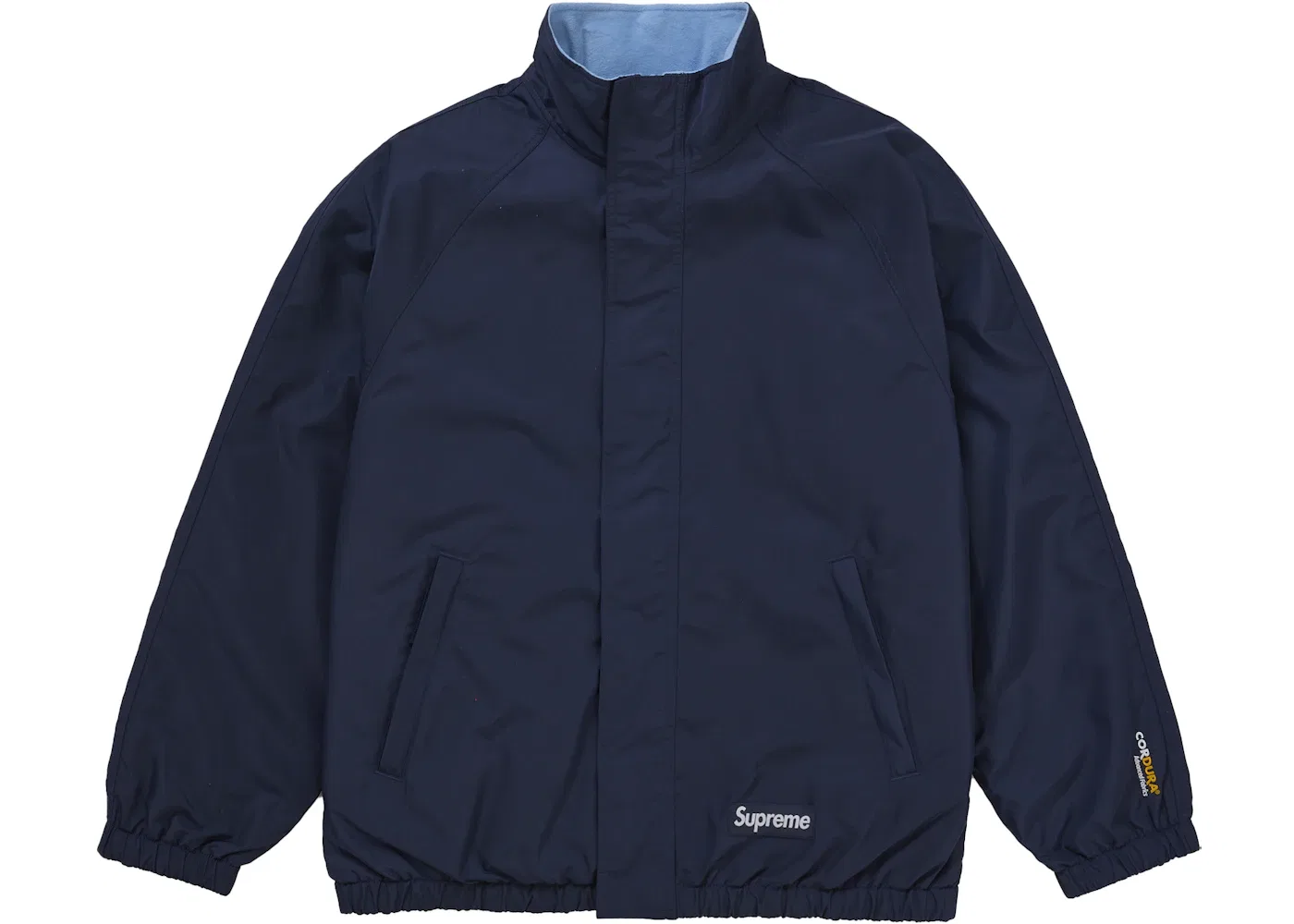 Мужская куртка с флисом Supreme Polartec Reversible Track Jacket, Navy