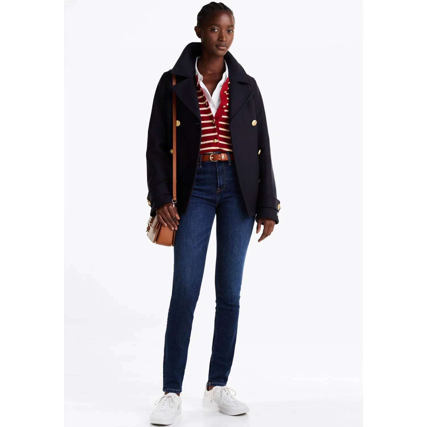 Женские облегающие джинсы скинни Heritage Como Tommy Hilfiger, Dark Blue — фото 3