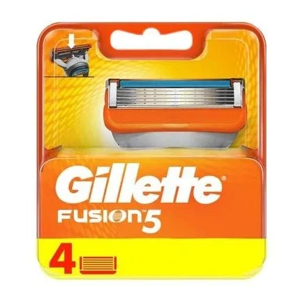 Сменные лезвия для бритвы Gillette Fusion, 4 шт.