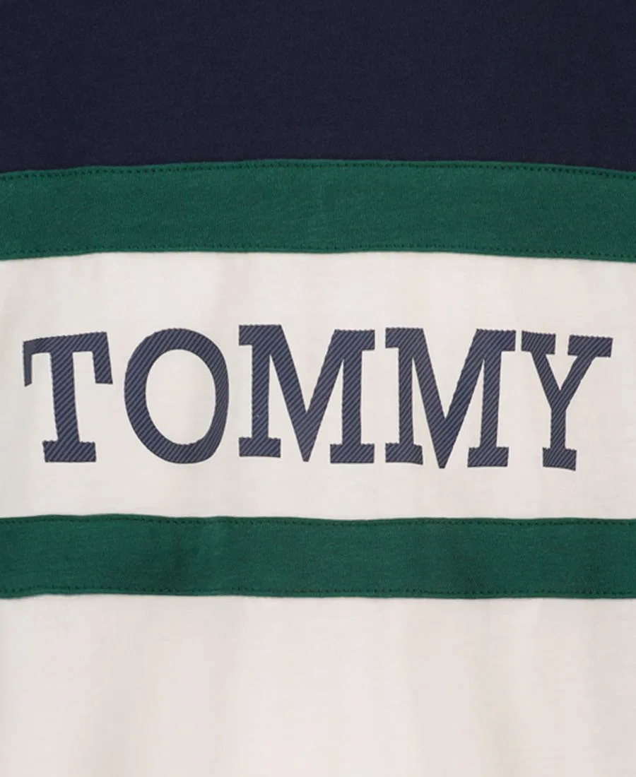 Футболка с длинным рукавом с цветовым блоком Tommy Hilfiger, Navy Blazer — фото 4