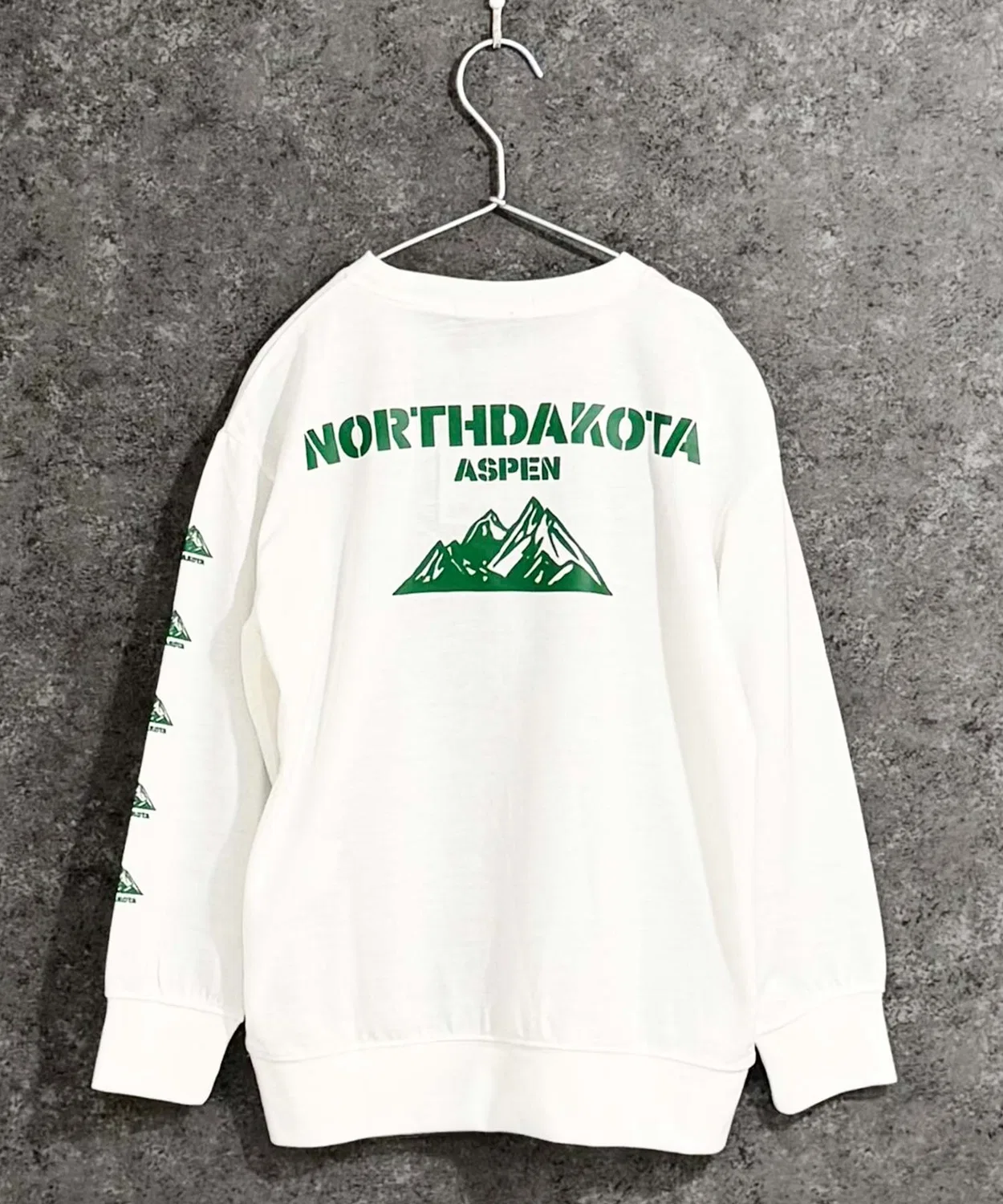 Детский свитшот с длинным рукавомThe Casual, White