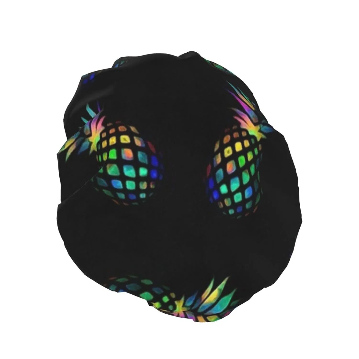 Шапочка для душа с сосновым узором, Oudrspo, 27 см, Black — фото 2