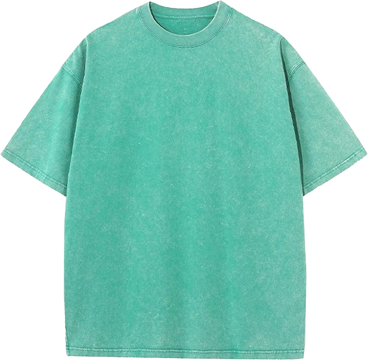 Мужская футболка оверсайз из тяжелого хлопка Vintage Tee, Green
