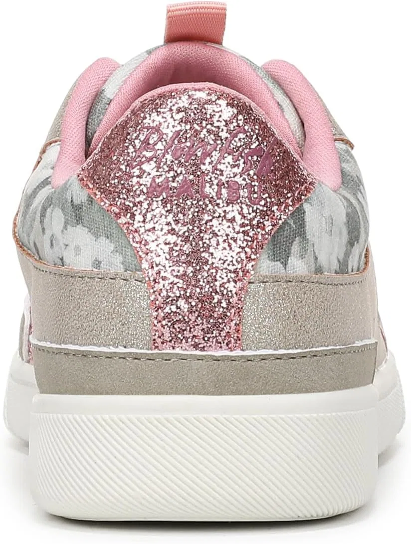 Детские кроссовки для девочек Tastic Blowfish Malibu, Grey Pink Canvas/Glitter — фото 3