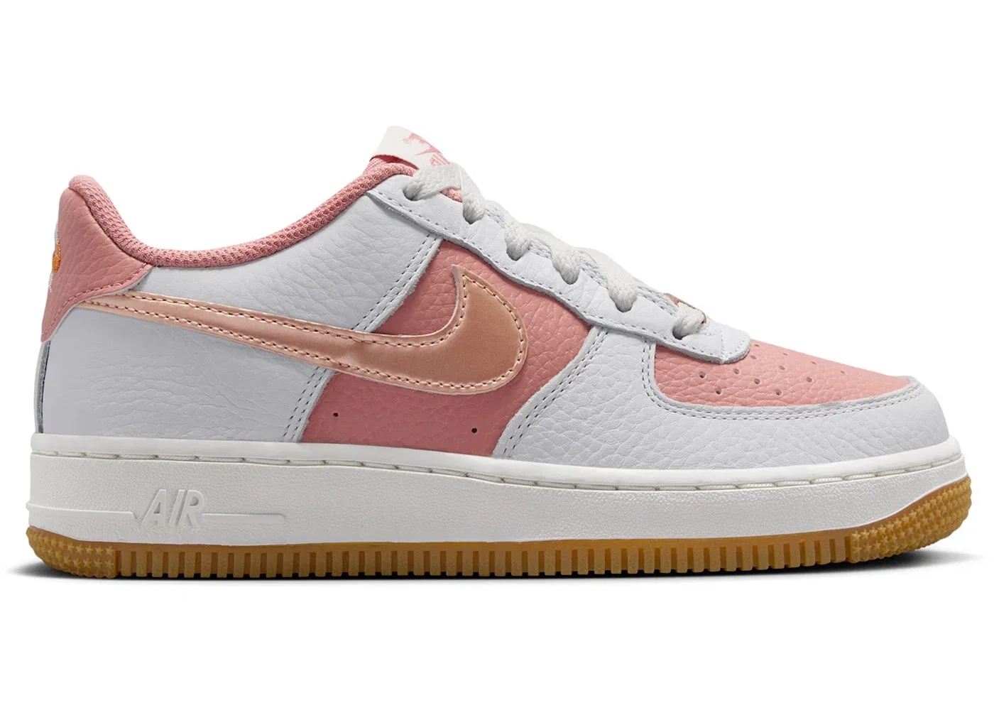 Детские кроссовки Lifestyle Nike Air Force 1 Low, Rust Pink/Summit White/Sail/Metallic Red Bronze