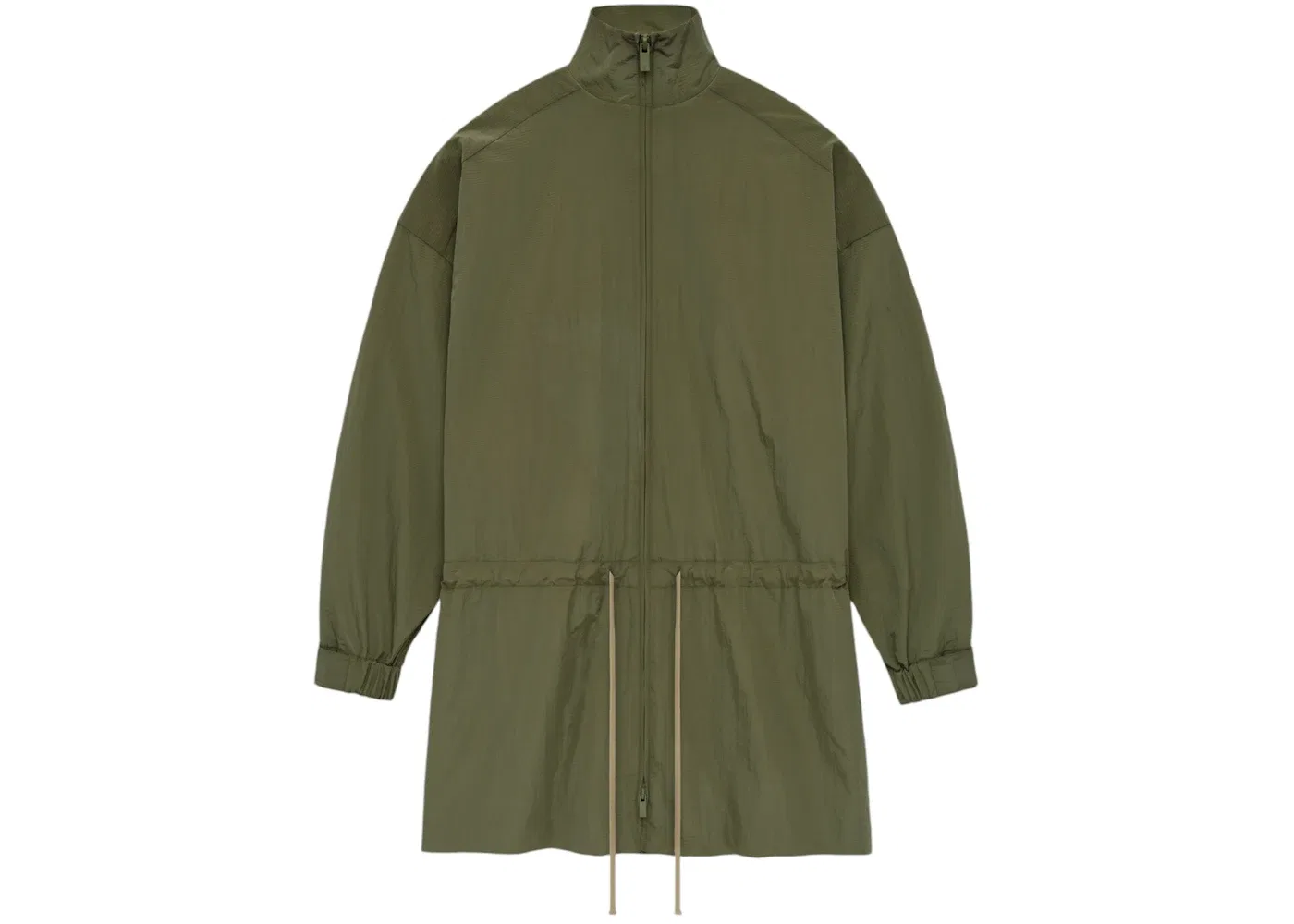 Мужская ветровка с воротником-стойкой Fear of God Essentials Ripstop Mockneck Anorak, Military