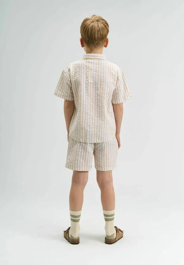 Рубашка хлопковая Smith The New, humus striped — фото 2