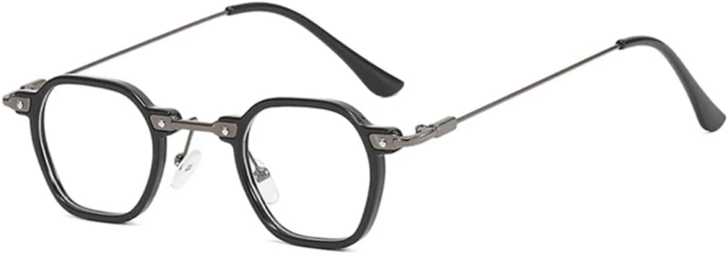 

Солнцезащитные очки с защитой UV400 | Компактная панк-оправа с металлическими дужками | Для женщин и мужчин, для занятий спортом на открытом воздухе и вождения DSVIGF, Black Clear