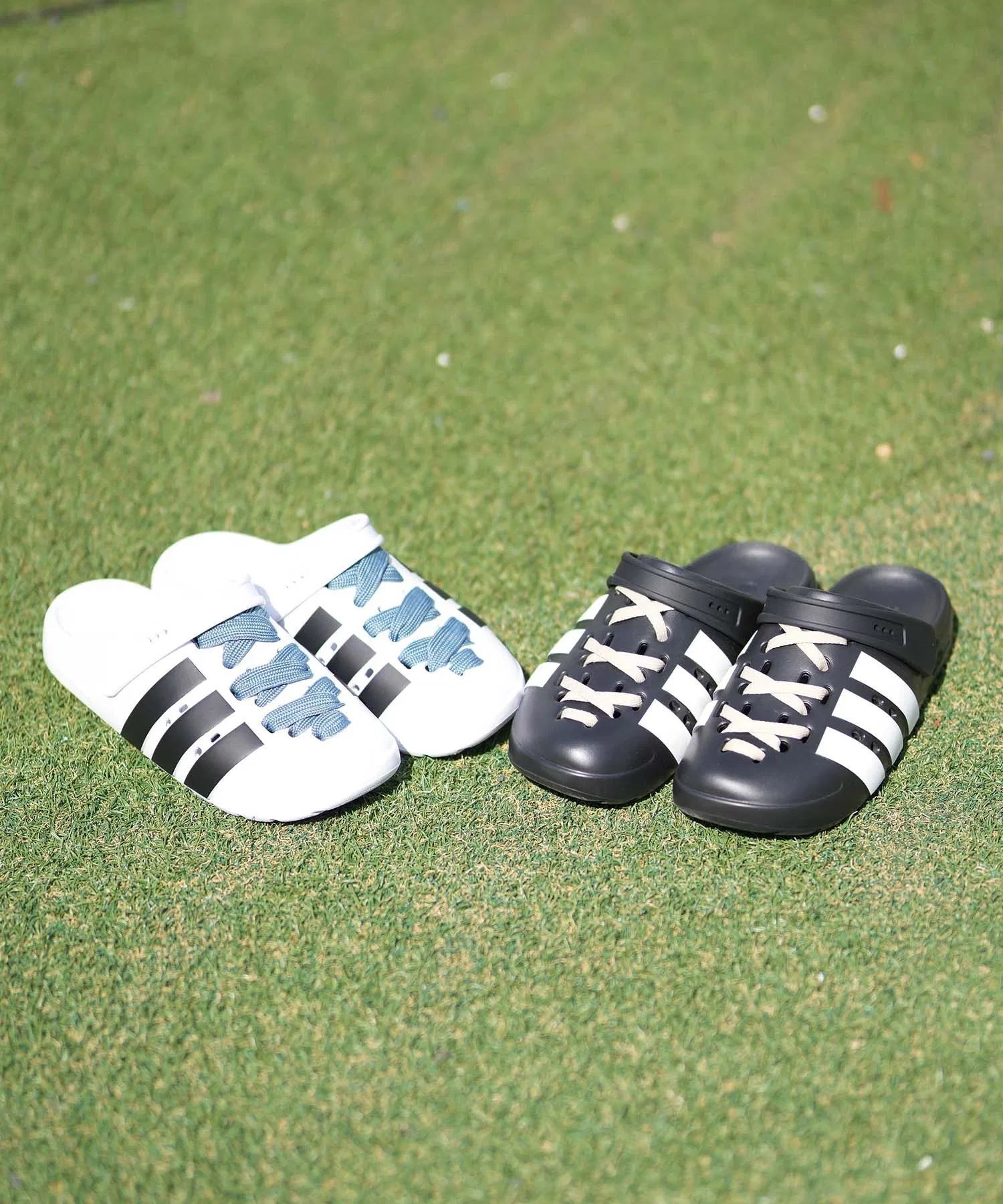 Унисекс сандалии с ремешком Adidas Adilette Clog 2.0 чёрные — фото 2