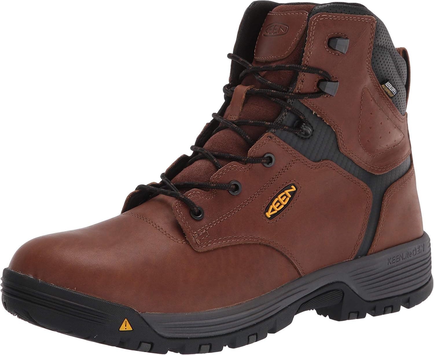 

Мужские рабочие ботинки KEEN Utility Chicago 6 с водонепроницаемым мягким носком, черный