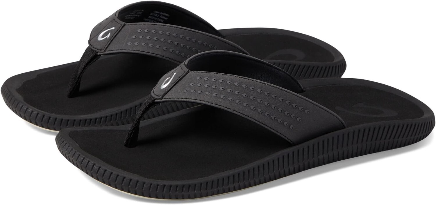 

Шлепанцы Ulele OluKai, цвет Black/Black
