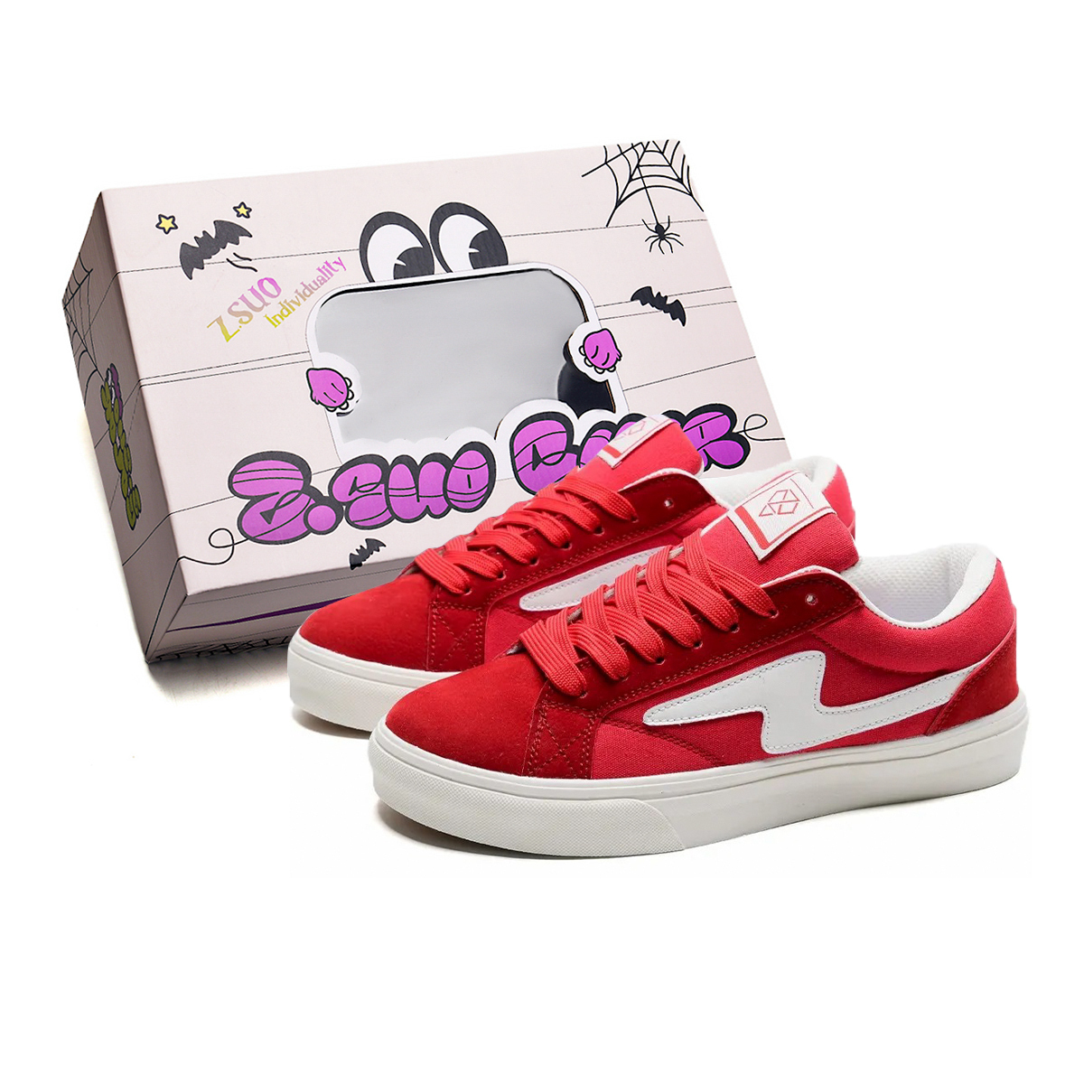 

Z.SUO Покрытие, устойчивые к истиранию, сбалансированные, легкие, увеличивающие рост низкие скейтбордские кроссовки унисекс - бордовые, цвет Burgundy