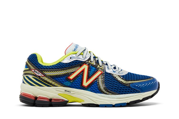 

Кроссовки New Balance Aimé Leon Dore x 860v2 'Blue Yellow', синий